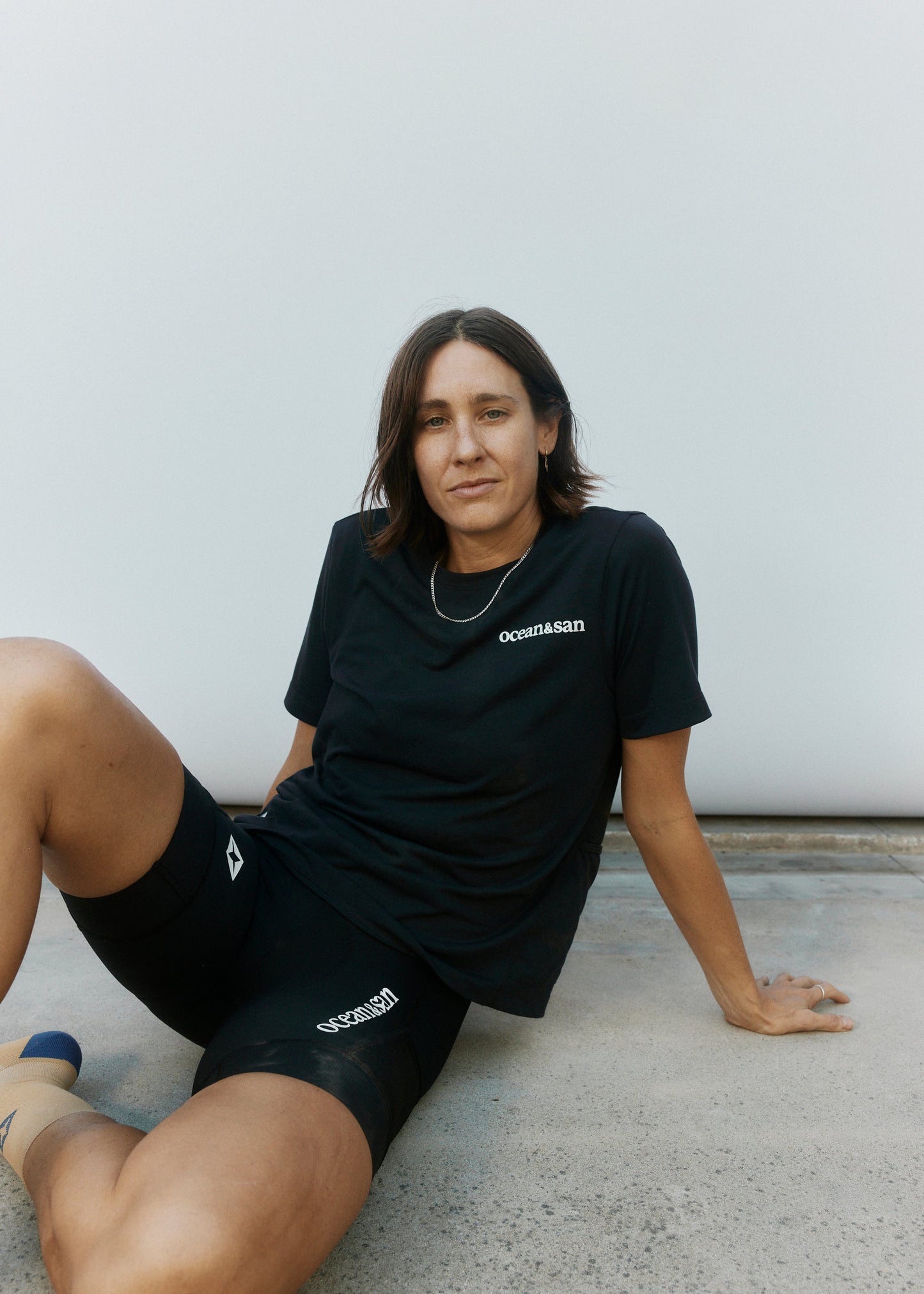 model showcasing womens cycling shirt, casual cycling shirt
