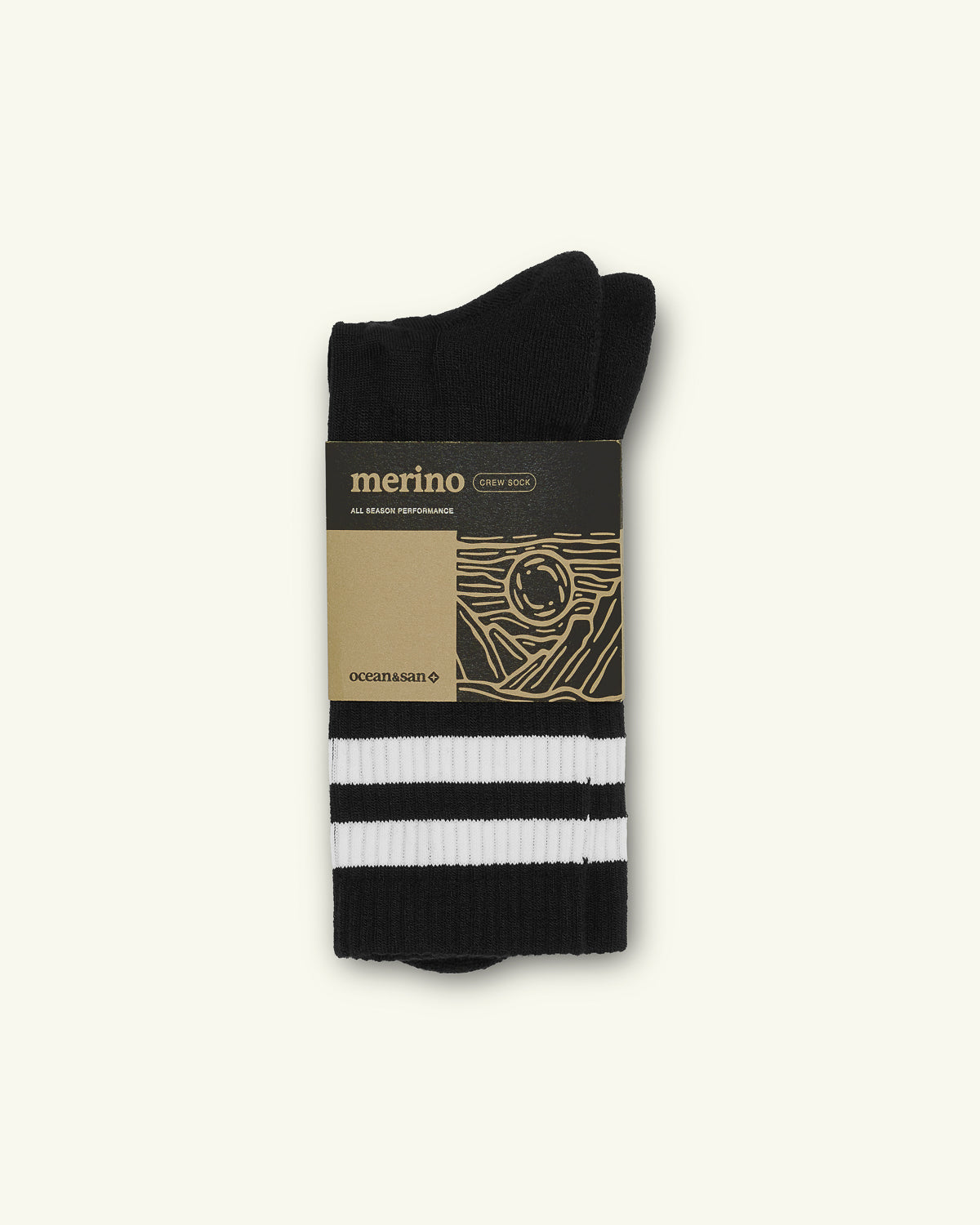 Merino Socks - Black