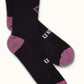 black cycling socks, performance socks, athlete socks, activewear socks, socks, mens, womens