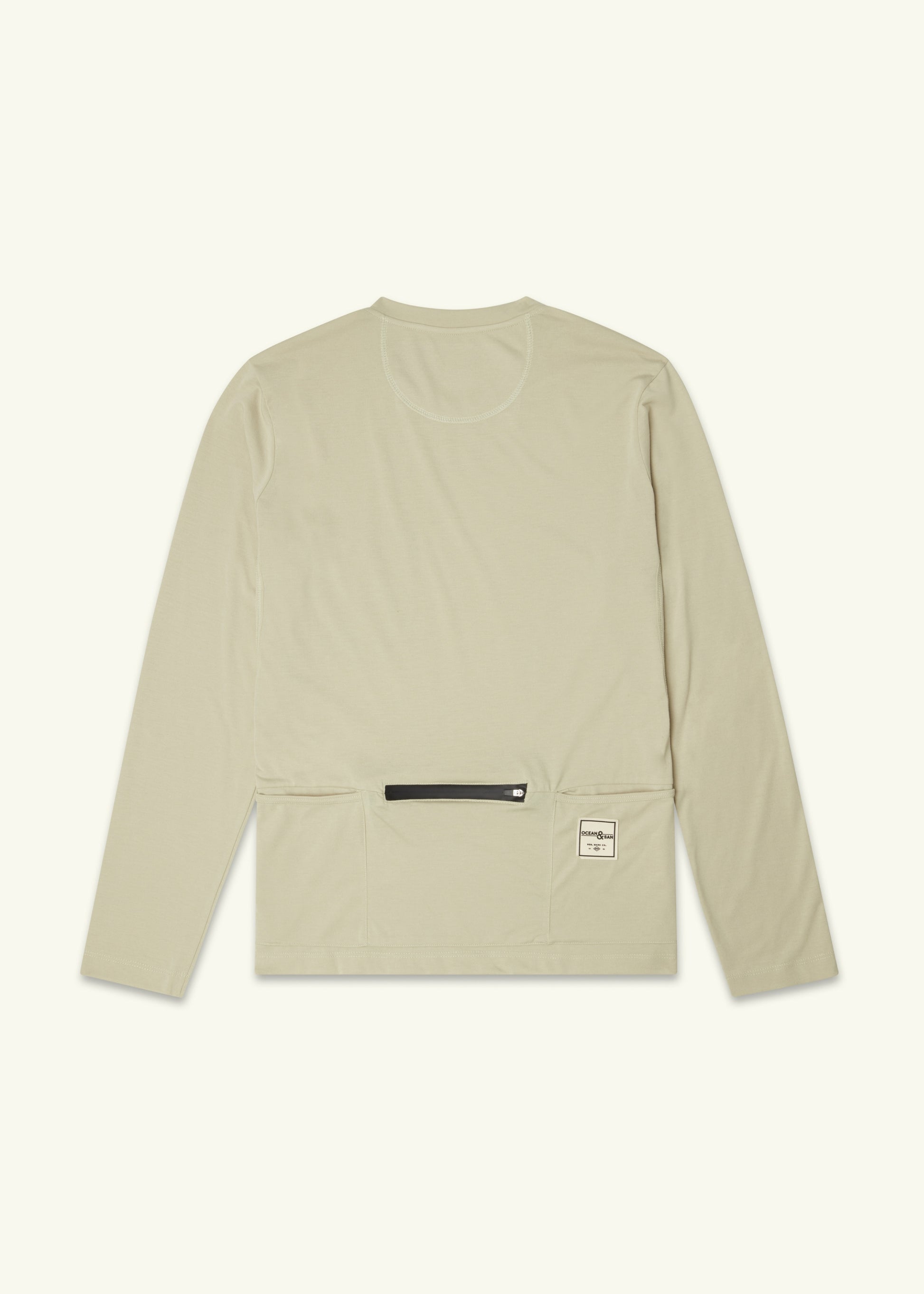 long sleeve eucalyptus cycling shirt, three pockets long sleeve shirt, shirt with pockets