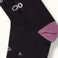 black cycling socks, performance socks, athlete socks, activewear socks, socks, mens, womens