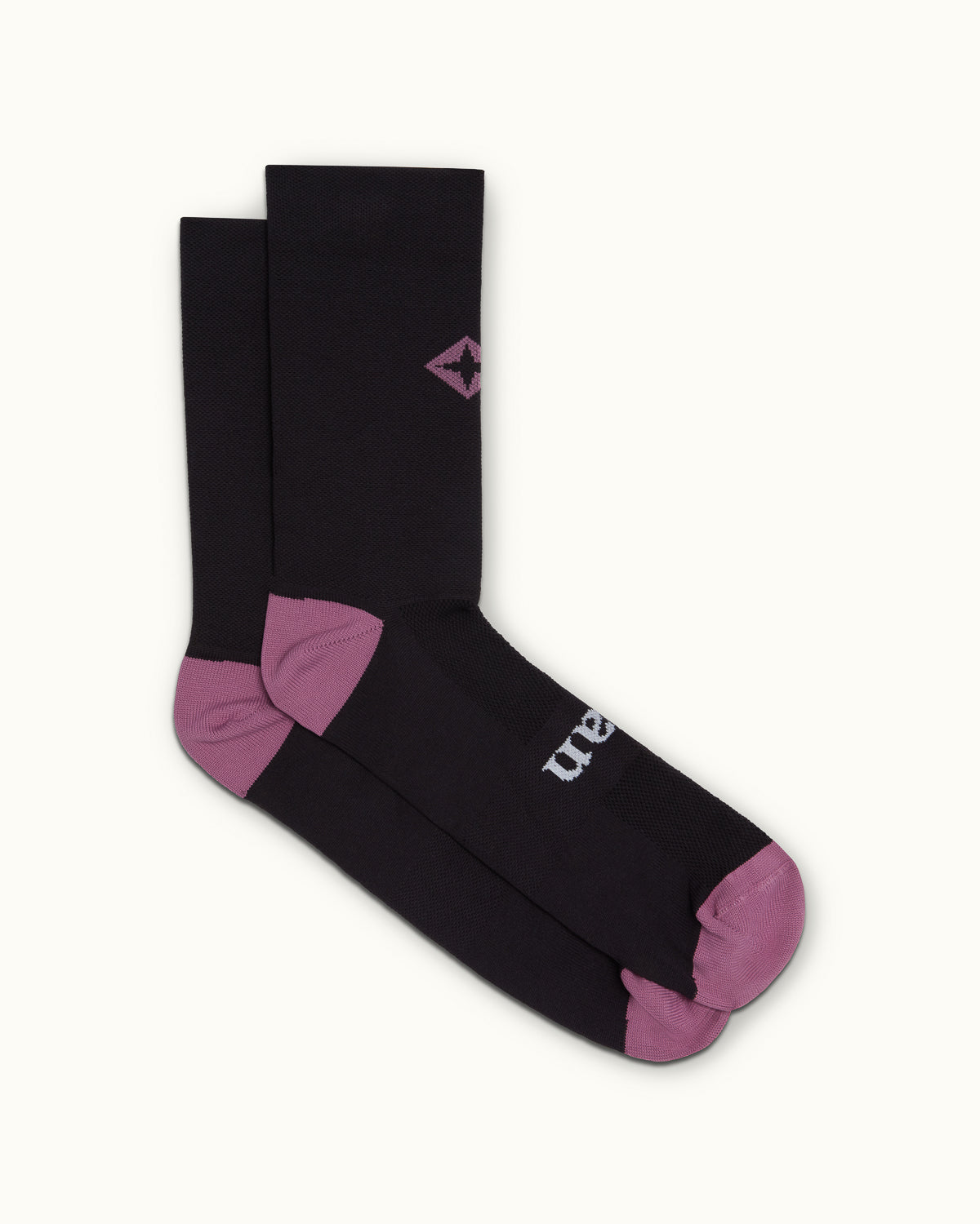 Pathfinder Socks - Black and Mauve - XL