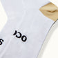 white cycling socks, performance socks, athlete socks, activewear socks, socks, mens, womens