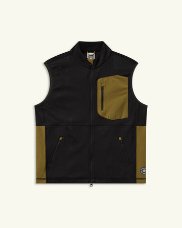 ThermaGrid Vest - Black - Ocean and San
